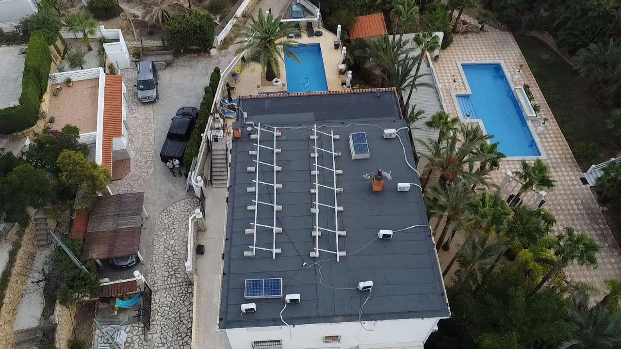 Resultado cubierta plana drone