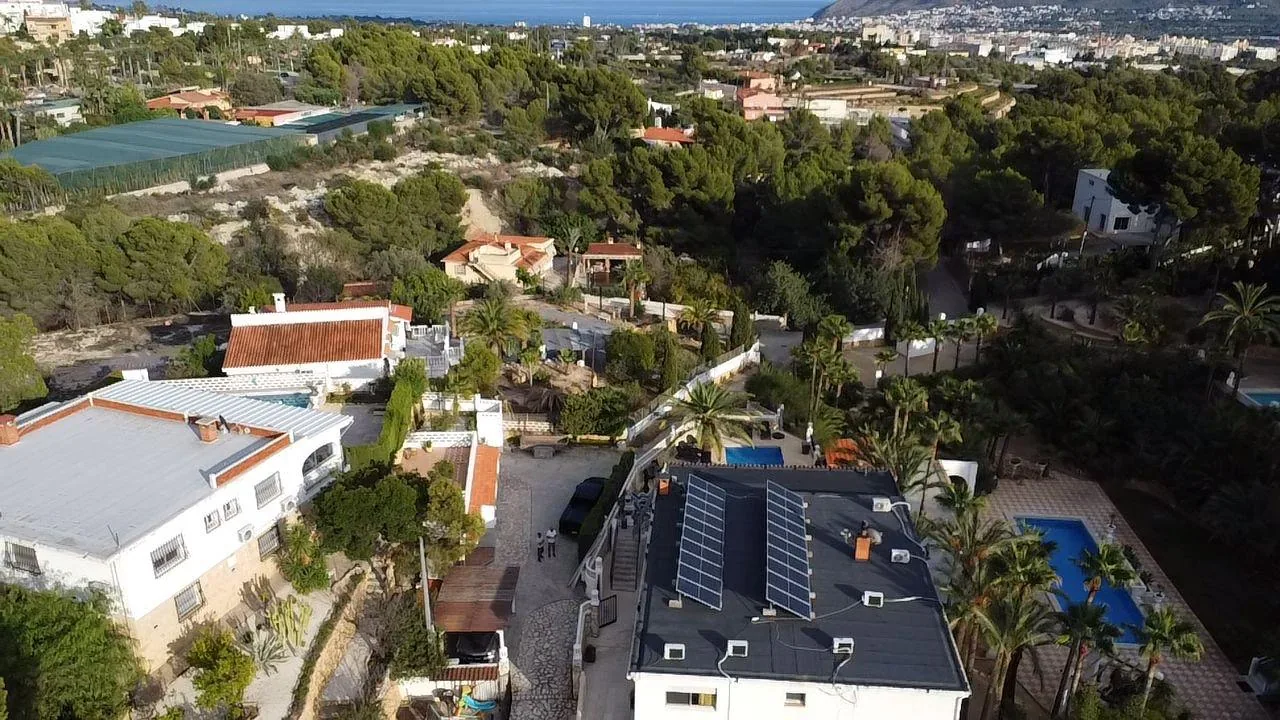 Urbanización cubiertas planas